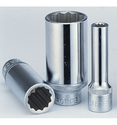 Socket, ilga, 3/8`, 12br., 13, L-63mm