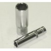 Socket, ilga, 1/4`, 6br., 12, L-50mm