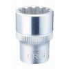 Socket, 1/4`, Spline, 11, L-25mm