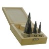 Grąžtų pakopinių rinkinys, HSS, 3d., 15pak. 9pak. 5pak., 2mm