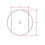 Galinių lingių varžtų galvutė, smūginė, 3/4`, 4br. ovali, 34mm x 46mm, SCANIA