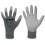 Gloves, 11 dydis, megztas poliesteris, aplietos poliuretanu