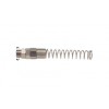 Plug, žarnai su užveržimu ir spyruoklė, 1/4`(M) išorė, 8mm x 12mm