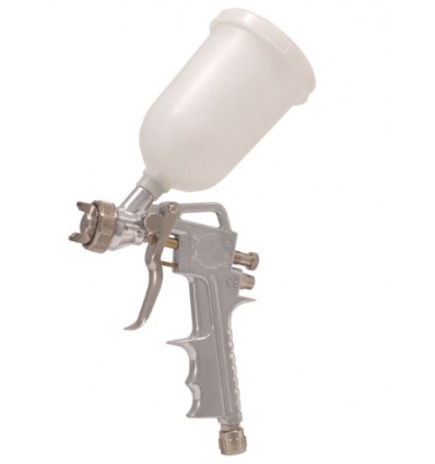 Spray Gun, plastikinis, HVLP, 140-240l/min, 600ml, bakelis viršuje, 1.5mm, 4-8bar