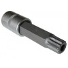 Galvutė antgalis su skyle, M16, dvylikabriaunis su skyle (Spline tamp.), 1/2`, ilgas, L-100mm