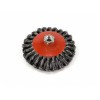 Šepetys, su sriegiu, nupjauto rūtulio, Ø125mm, M14(F), 12500rpm