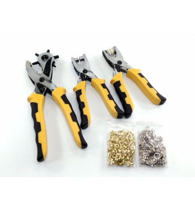 Punch Tool, Riveting Pliers with Rivets, 128d.