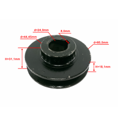 Sheave compressor, 1 diržo, TB265