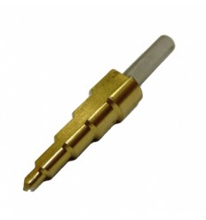 Grąžtas pakopinis, Ø 4-12mm, HSS, 5pak., 2mm