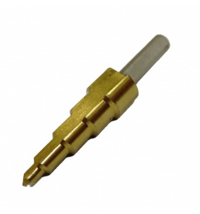 Cascading Drill Bit, Ø 4-12mm, HSS, 5pak., 2mm