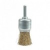 Brush, su koteliu, nupjauto kūgio, Ø30mm, 6mm (M), 4500rpm, L-75mm