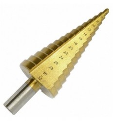 Cascading Drill Bit, Ø 4-32mm, HSS, 15pak., 2mm