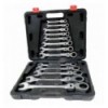 Wrenches Set, kombinuoti, 13d., (8-32mm), su šarnyru, terkšliniai