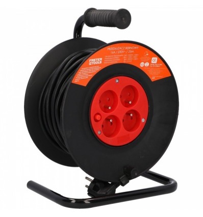 Extension Cable Reel, 3x1.5m², L-40m, vienfazis, 230V