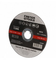 Diskas, pjovimui, 1.0mm, Ø125mm, 22.23mm, 12250rpm