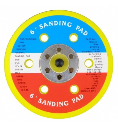 Sanding pad 6, 150mm