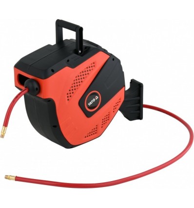 Air Hose Reel, tiesi, 9.5mm, L-15m, 1/4