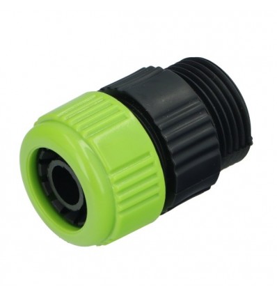 Hose connector 1/2 und 5/8 with 3/4" male thread
