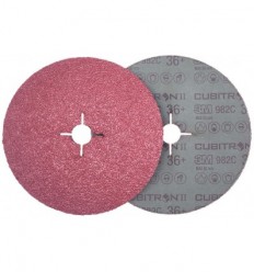 Šlifavimo popieriaus Cubitron, diskas, Nr.60, Ø125mm, priveržiamas