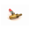 Threaded Valve 1/4 (M)`with hose connection 8mm, 1/4`(M) ~M13x1.25mm, TB265