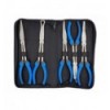 Pliers Set 5pcs., smailios, ilgos lenktos, tiesios, 11`, L-280mm