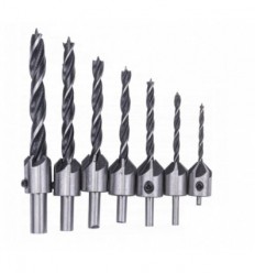 Drills Set for wood, (3-10mm), 7d., su centru