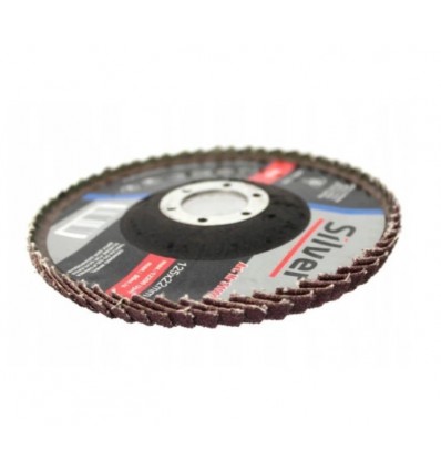 Diskas lapelinis, šlifavimui, užapvalintais kraštais, P80, Ø125mm, 22.23mm, 12200rpm