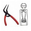 Long reach internal snap ring pliers, lenktos 90°, vidiniams