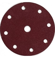 Šlifavimo popierius diskas šlifavimo padui 9 skylės (GLS1), P600, Ø150mm
