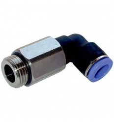 , PVC vamzdeliui, L-formos, 1/8`(M), 8mm