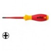 Screwdriver, kryžminis, izoliuotas, SL/PH1, 80mm, L-190mm