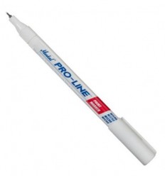 Dažų markeris PRO-LINE Micro (linijos storis:0.8mm), baltas