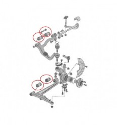 Sailenblokų / įvorių išmontavimo ir sumontavimo rinkinys VW T4