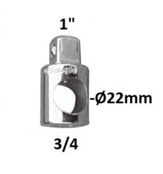 Adapteris, su skyle Ø22mm, 3/4` (F) išorė, ,, 1` (M) išorė