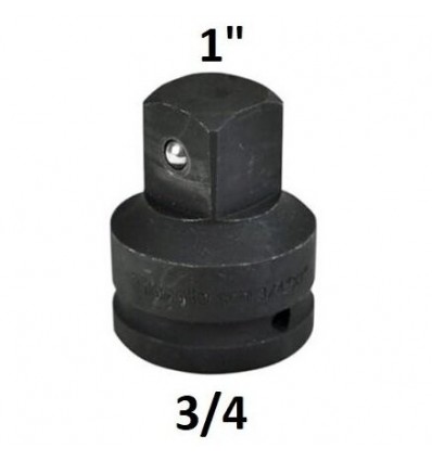 Adapteris, smūginis, 3/4` (F) vidus, ,, 1` (M) išorė, L-63mm