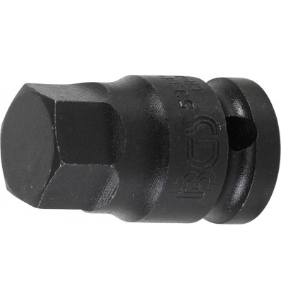 , H19, šešiabriaunis (Hex), 1/2`, sustiprintas, L-42mm