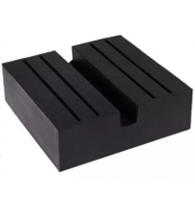 Guminis padas su įpjovimu kvadratinis (73.5x73.5mm H23mm )