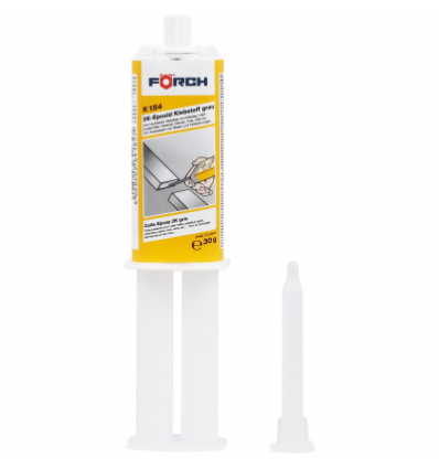 Dviejų komponentų epoksidiniai klijai "Colle Epoxy 2K gris" 30g K154