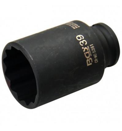 , smūginė, plonasienė, ilga, 1/2`, 12br., 39, L-85mm