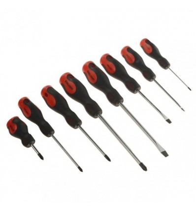 , 8d., kryžminiai (Phillips), plokšti (Slotted), (PH0-PH3)(SL5-SL8)