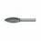 , ovali, HSS Carbide, Ø 12.0mm, 30mm, L-70mm