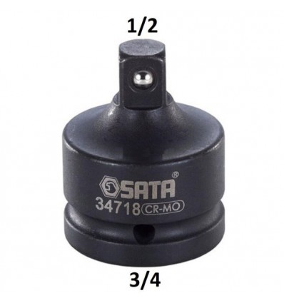 , smūginis, 3/4` (F) vidus, ,, 1/2` (M) išorė, L-48mm