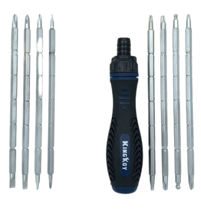 , dviejų galų, Philips, Slotted, Torx, Hex, L-180mm