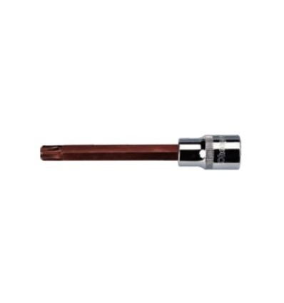 Galvutė antgalis, M14, dvylikabriaunis su skyle (Spline tamp.), 1/2`, ilgas, L-100mm