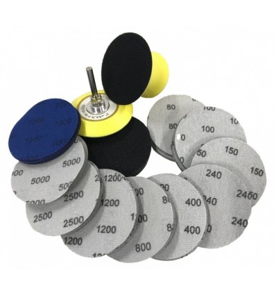 , 103d, (P80-P7000), Ø75mm, tvirtinama audeklu