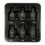 , 6d., 1/2`, L-45mm, žvaigždutė (Torx), (T55-T100), plastikinė dėžutė