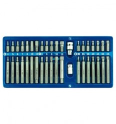 Bits Set, 40d., 10mm, 3/8`, 1/2`