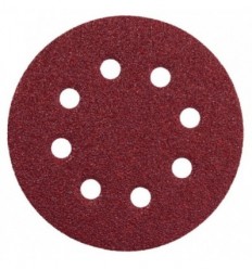 Šlifavimo popieriaus diskas šlifavimo padui (rinkinys 5vnt), P100, Ø125mm
