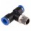 Jungtis, PVC vamzdeliui, T-formos, 1/8`(M), 6mm
