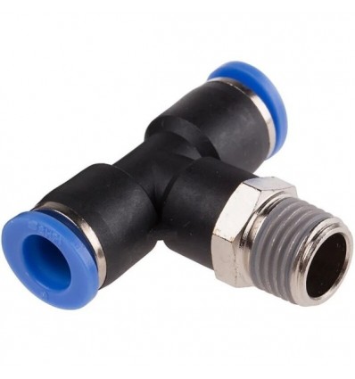 Jungtis, PVC vamzdeliui, T-formos, 1/8`(M), 6mm